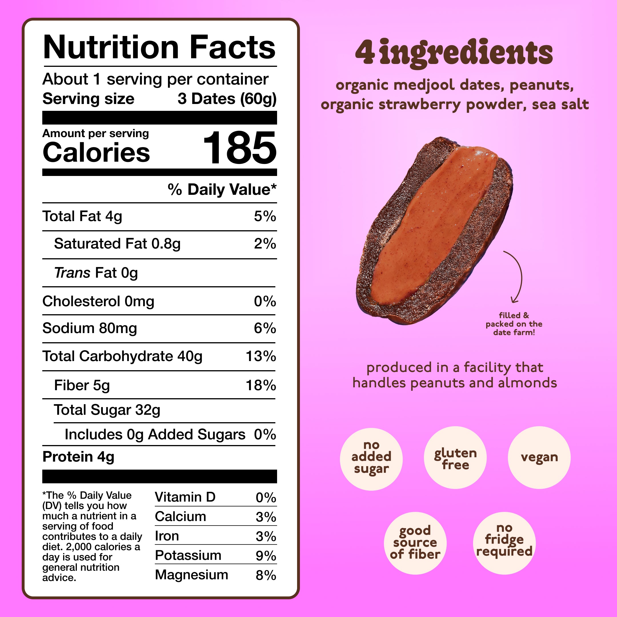 PB&J-Filled Dates | Snack Packs