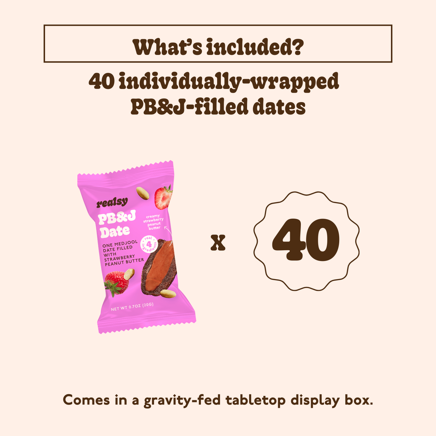 PB&J Dates | Individually Wrapped