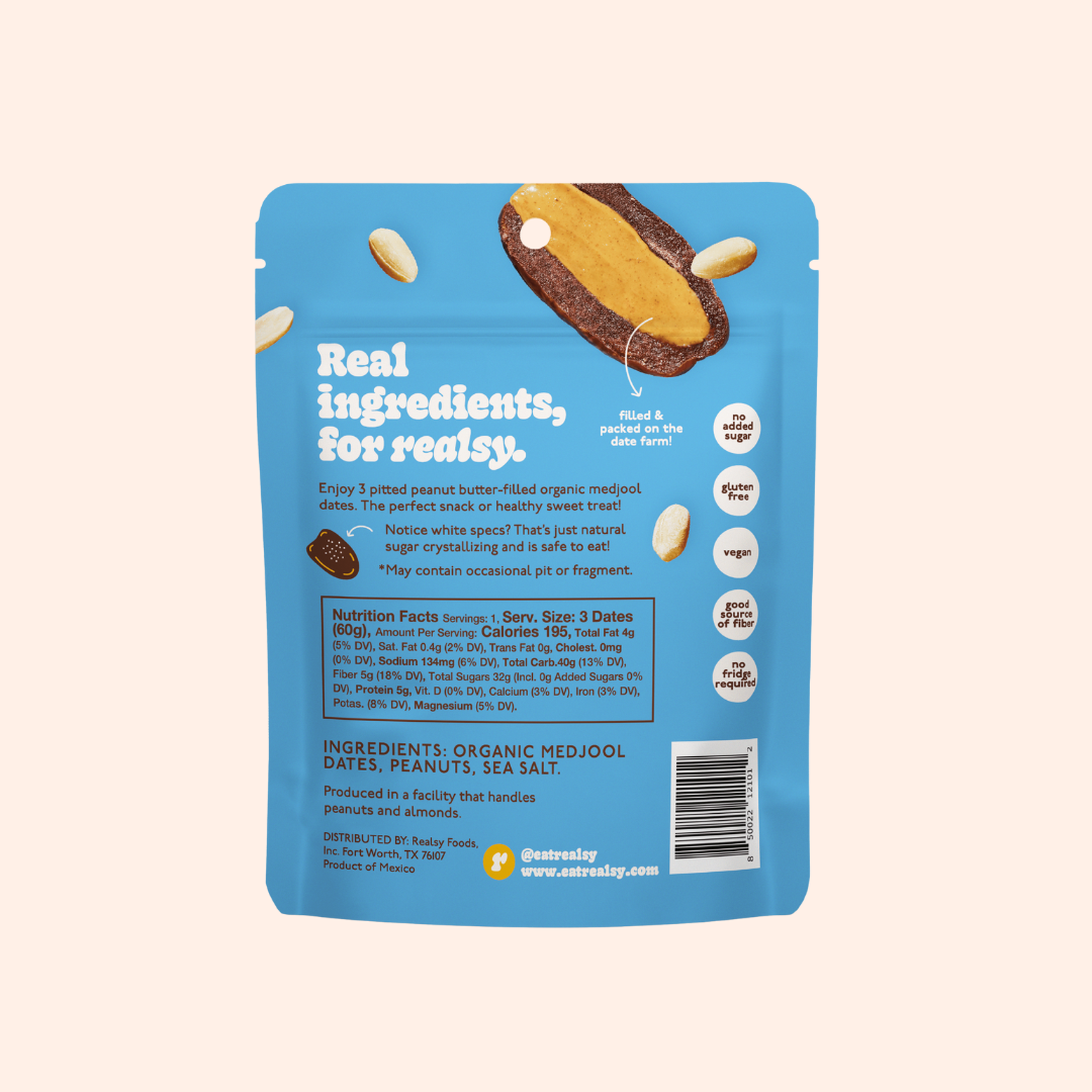 Variety Pack Nut Butter Dates | Snack Packs