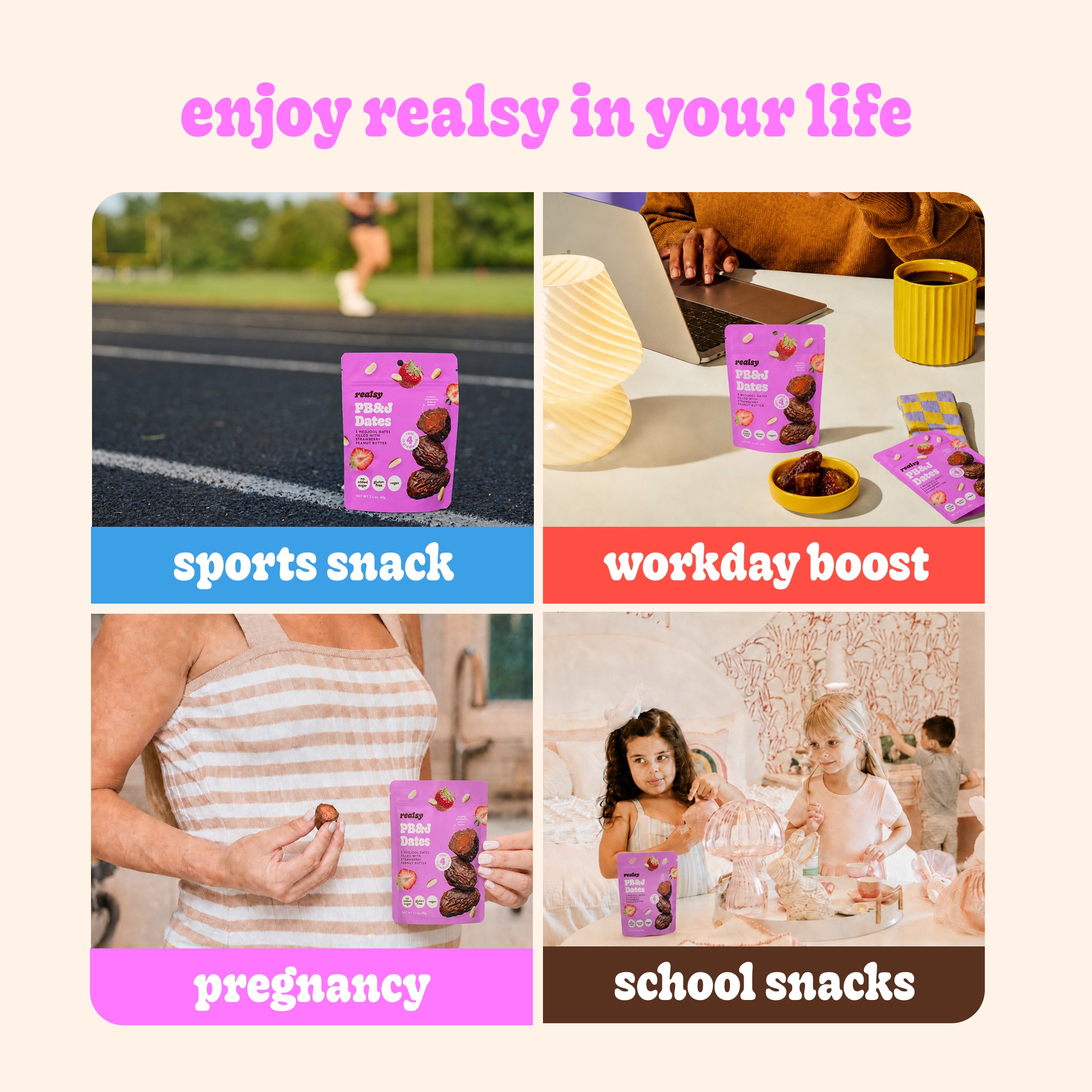 PB&J-Filled Dates | Snack Packs