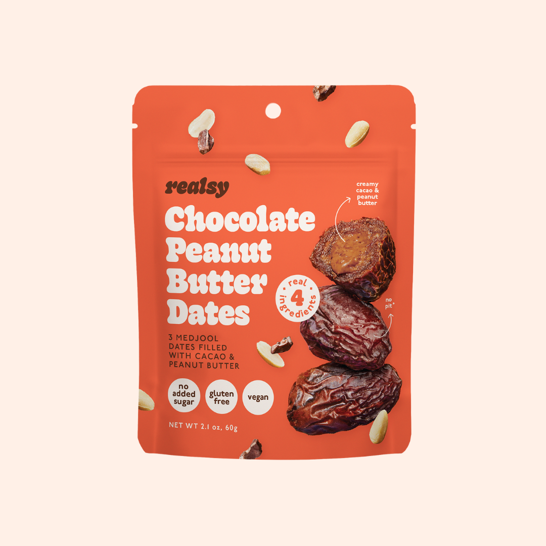 Chocolate Peanut Butter Dates | Snack Packs
