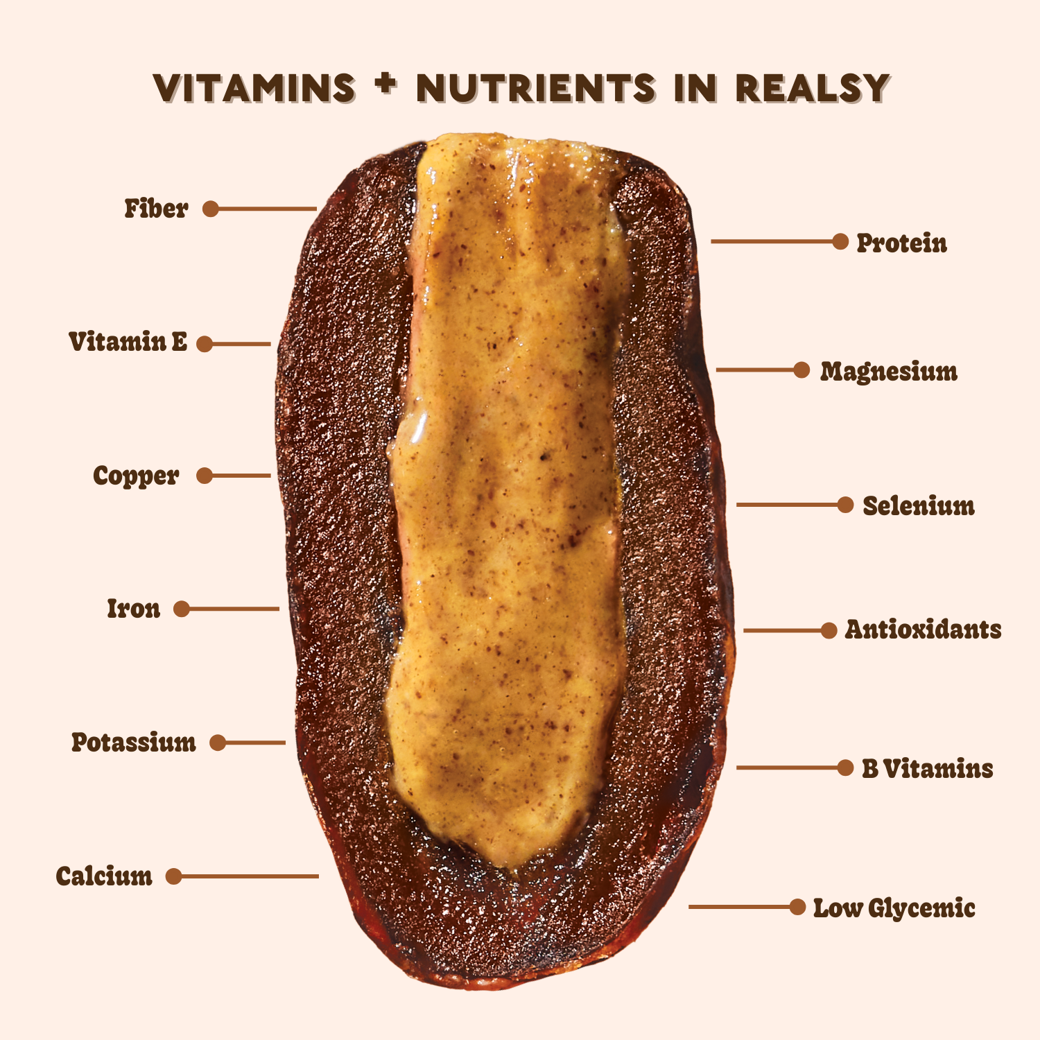 Variety Pack Nut Butter Dates | Snack Packs