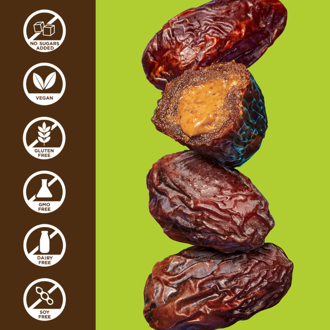 Almond Butter Dates | Snack Packs