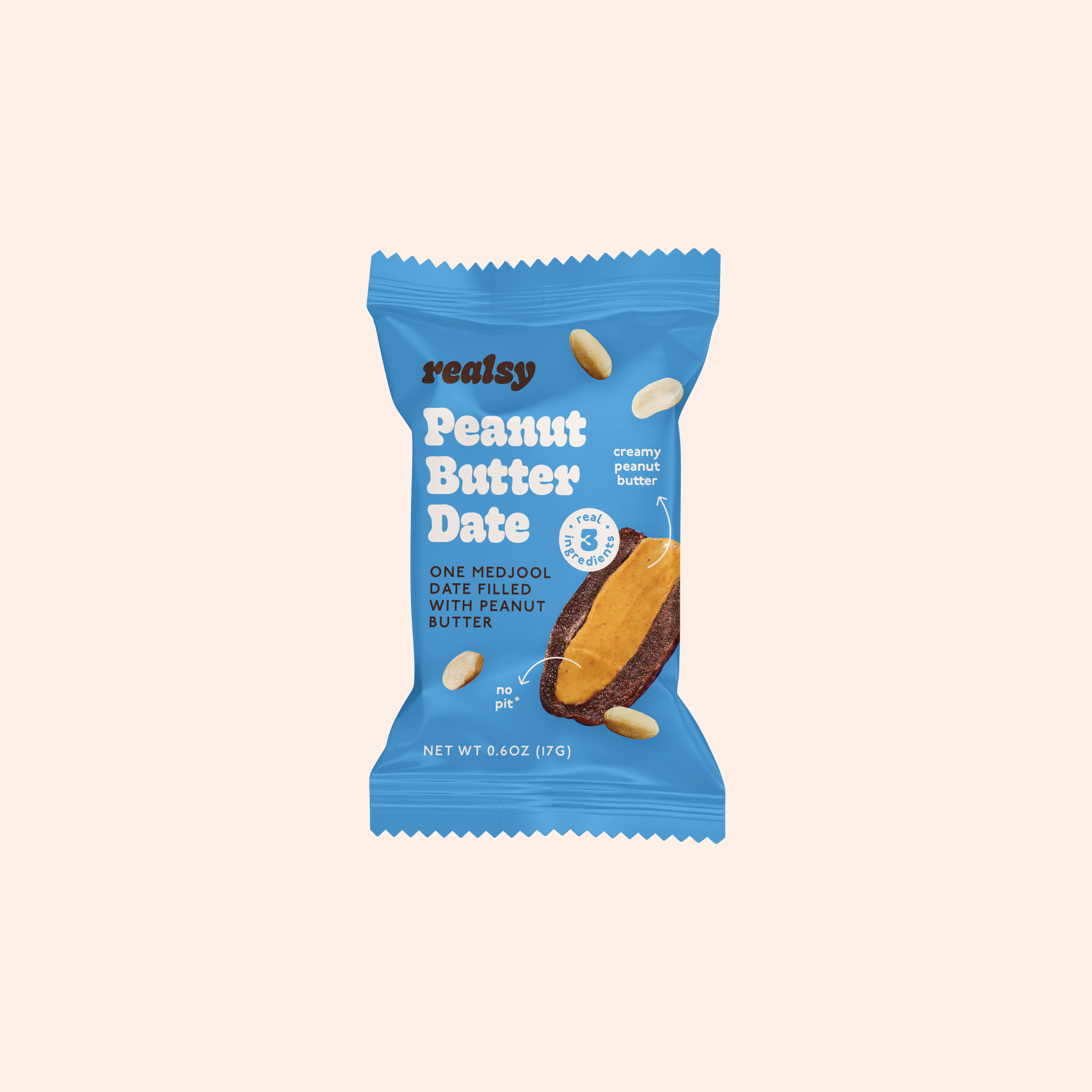 Peanut Butter Dates | Individually Wrapped (40 count)