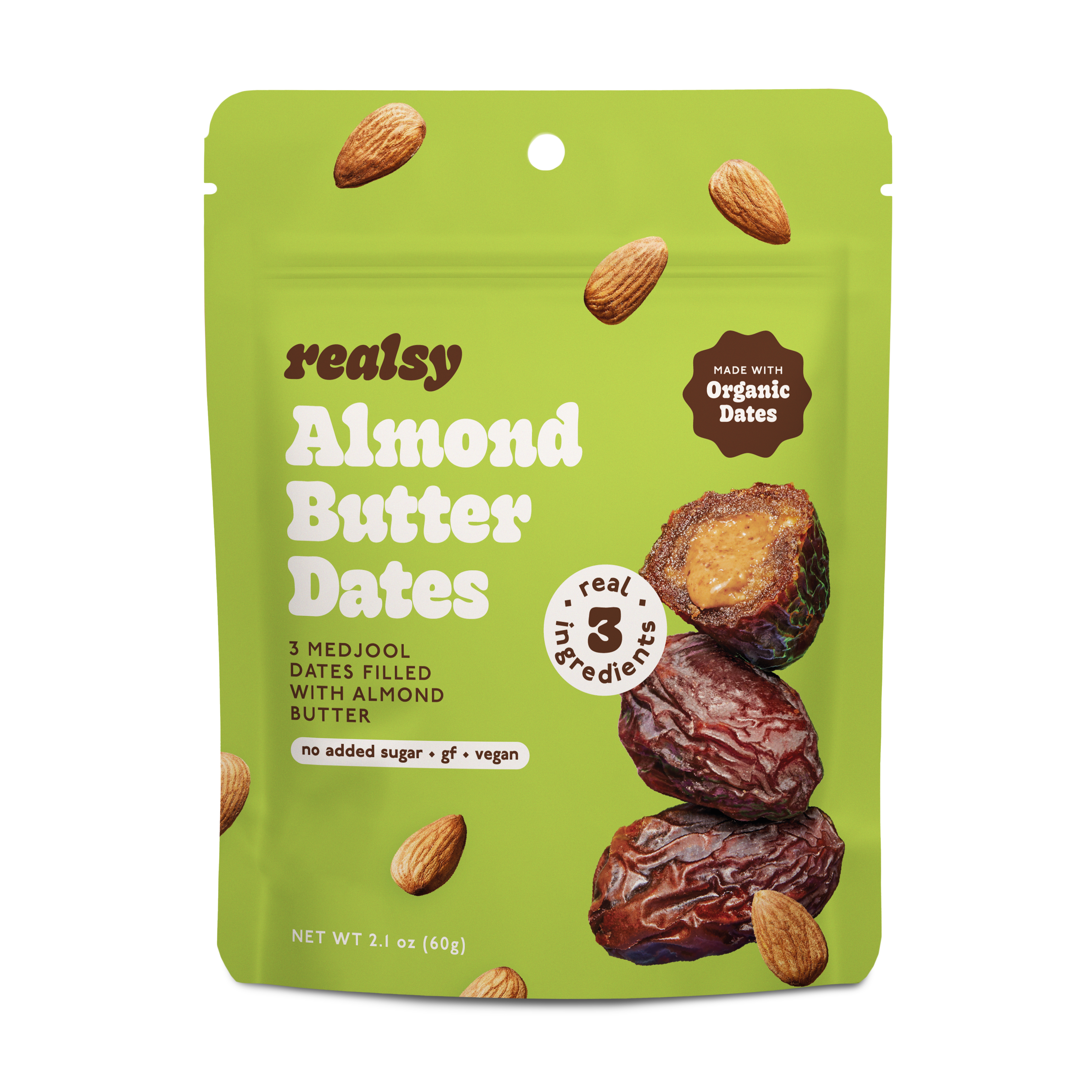 Almond Butter-Filled Dates | Snack Packs