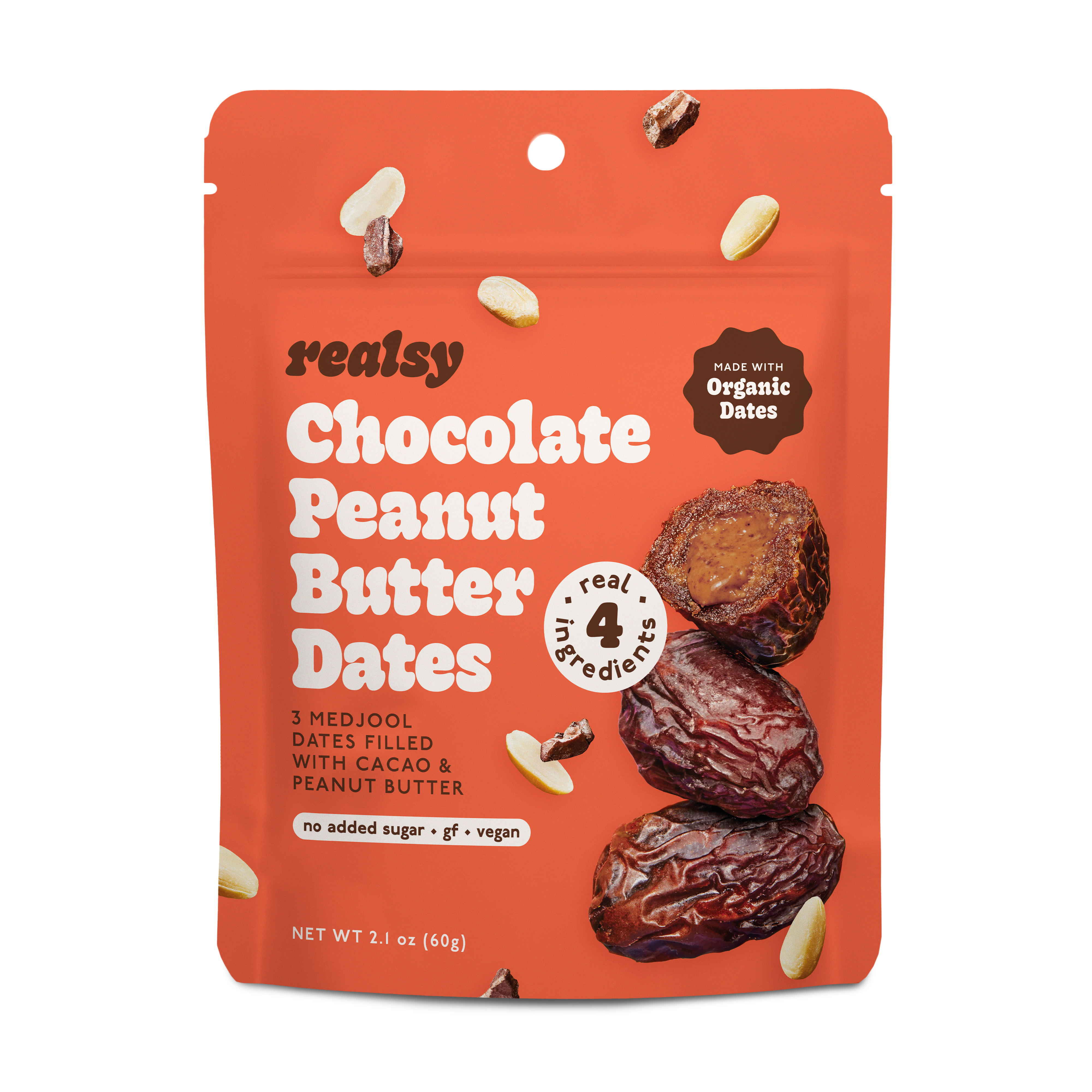 Chocolate Peanut Butter-Filled Dates | Snack Packs