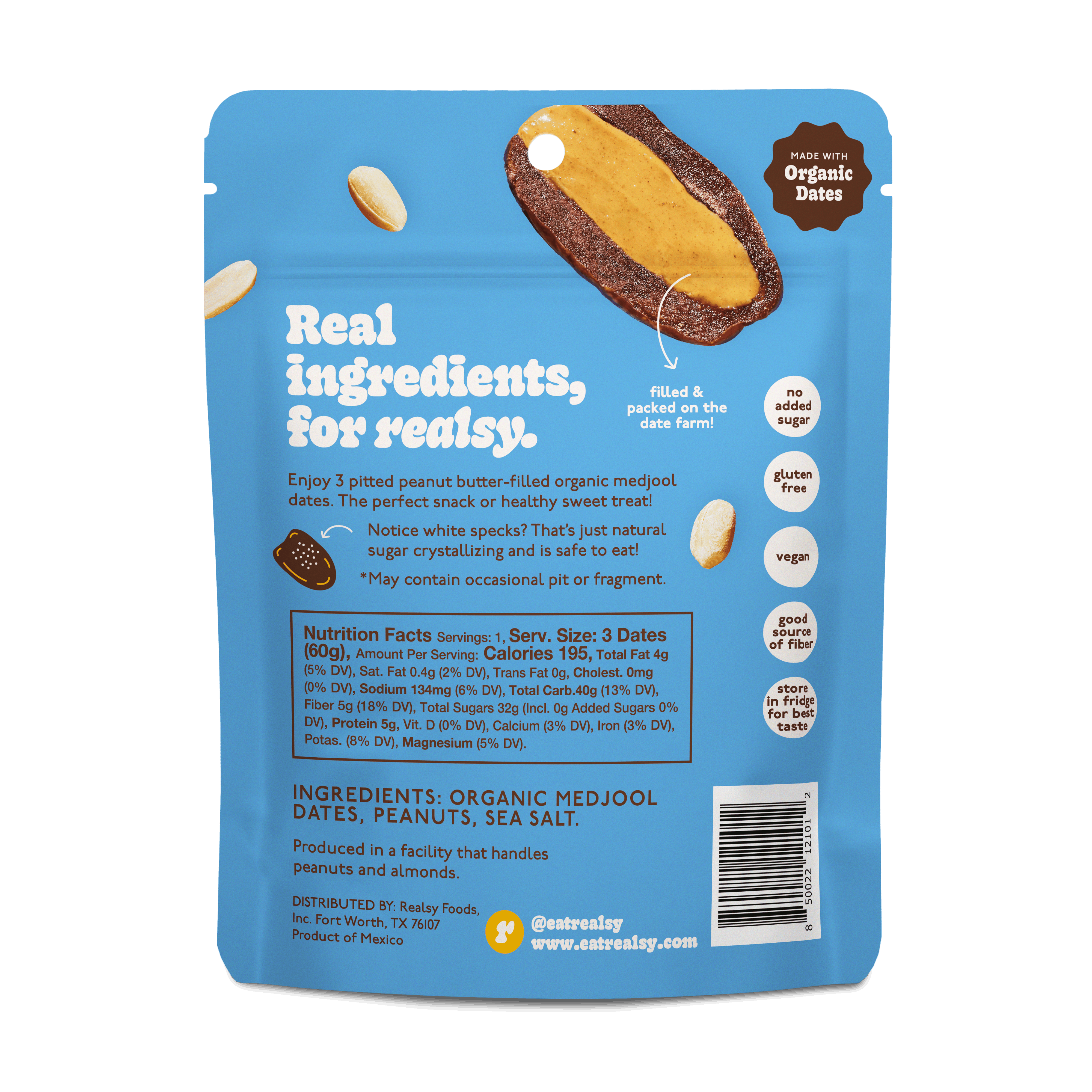 Peanut Butter-Filled Dates | Snack Packs